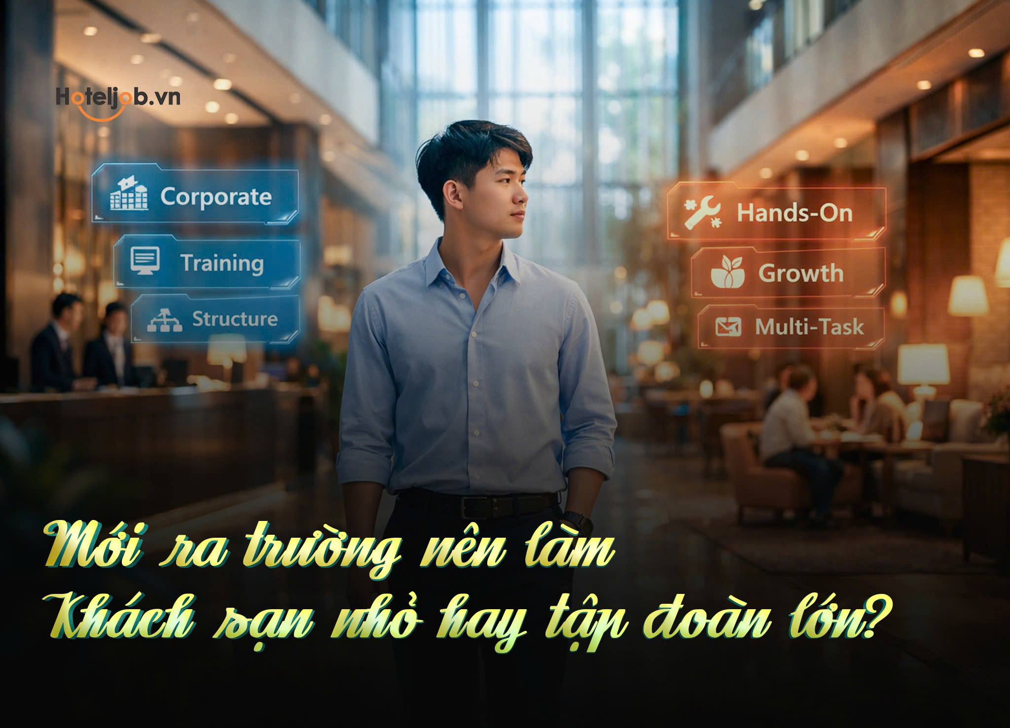 Mới ra trường nên làm khách sạn nhỏ hay tập đoàn lớn?