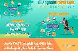 Santa Việt Nam phối hợp triển khai website quảng bá du lịch Quảng Nam