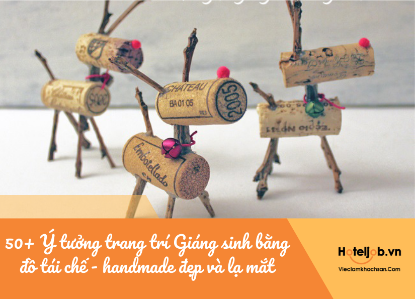 50+ Ý tưởng trang trí Giáng sinh bằng đồ tái chế - handmade đẹp và lạ mắt