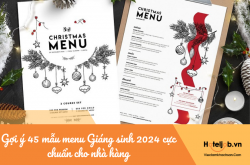 Gợi ý 45 mẫu menu Giáng sinh 2024 cực chuẩn cho nhà hàng