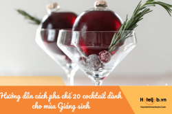 Hướng dẫn cách pha chế 20 cocktail dành cho mùa Giáng sinh